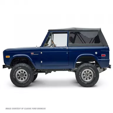 Rampage Soft Top | Black Diamond Material | 66-77 Ford Bronco | 98401
